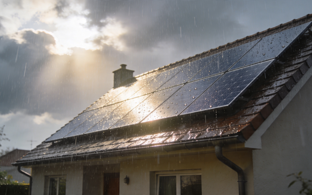 Pannello solare ibrido: produce energia anche quando piove?